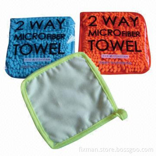 Microfiber Chenille Cleaning Pad, Available in Various Colors